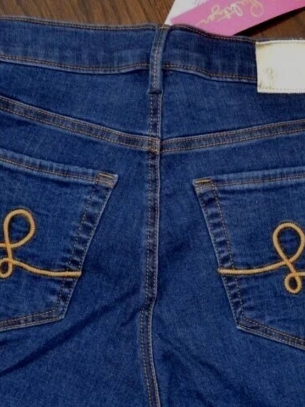 Lilly Pulitzer Eagan Hi-Rise Super Skinny Jeans authentic ankle fit size 4. NWT - Picture 5 of 7